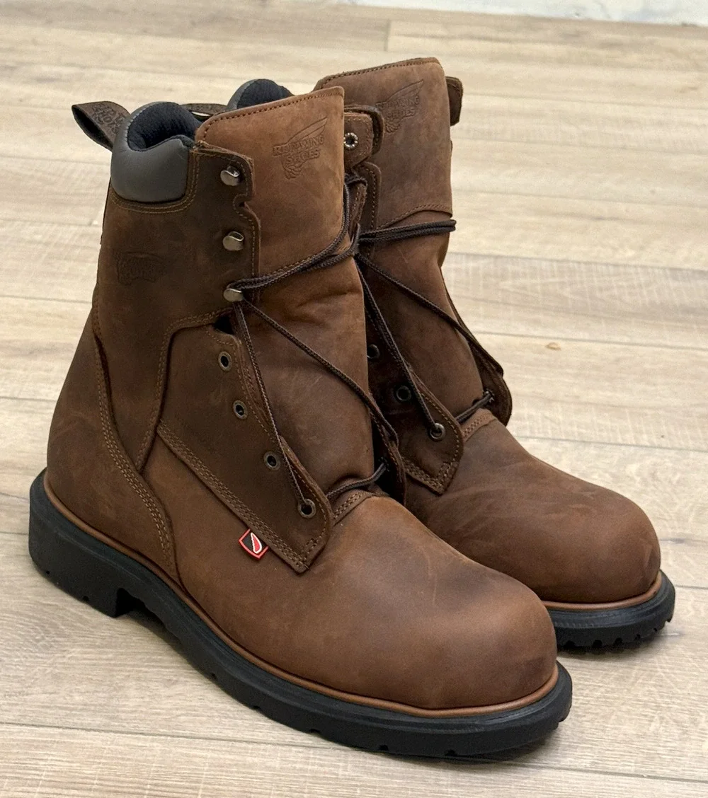 NEW RED WING 400 DYNAFORCE 8-INCH WATERPROOF SOFT TOE BOOTS SZ 11 D